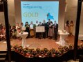 Das Dorf Kottgeisering auf der Bühne der Abschlussfeier "Unser Dorf hat Zukunft"