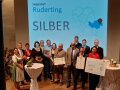 Das Dorf Ruderting auf der Bühne der Abschlussfeier "Unser Dorf hat Zukunft"