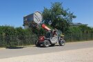 Teleskoplader mit Großraumkuli 